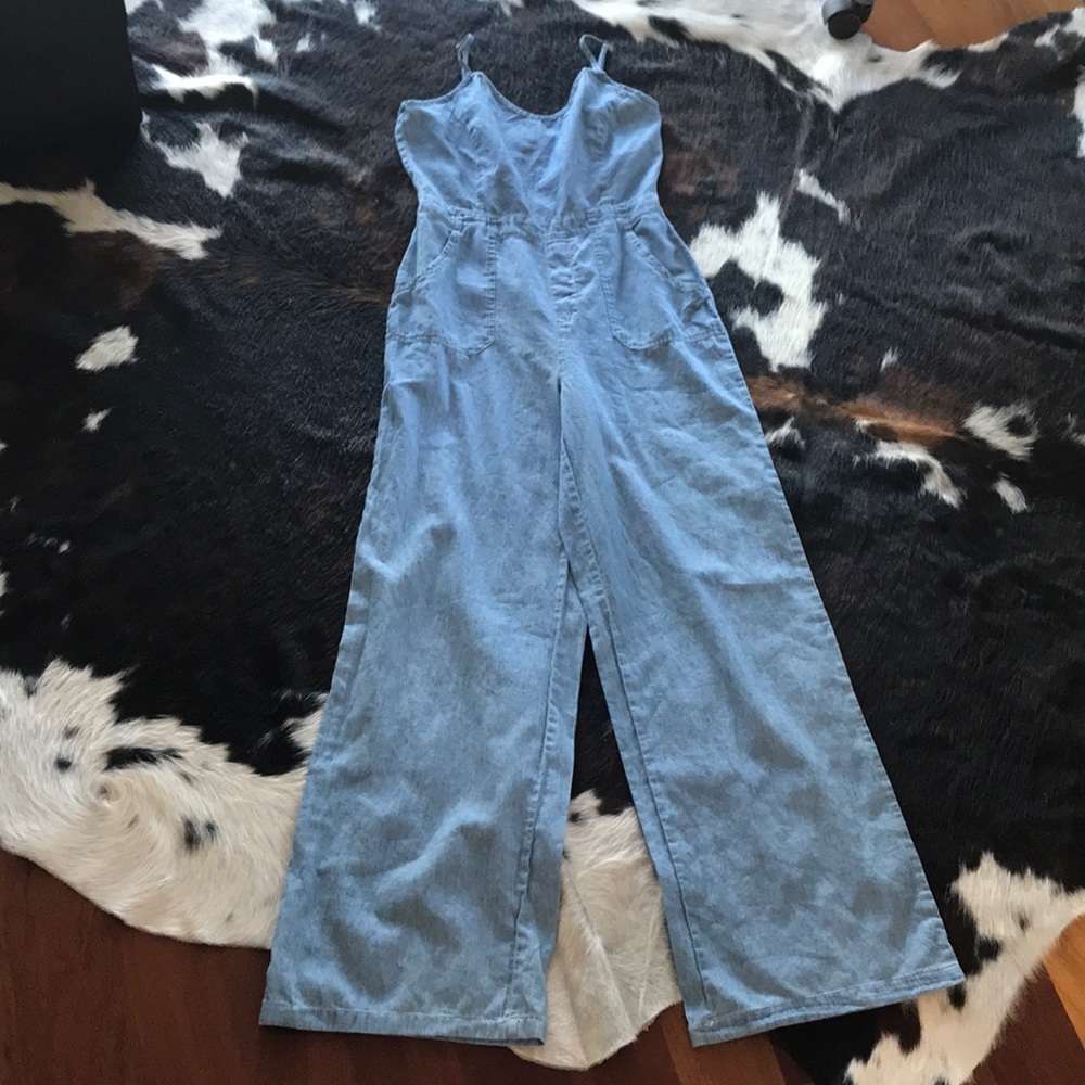 NWT Denim jumpsuit